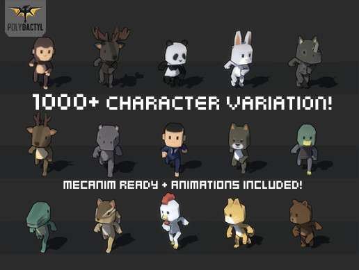free unity character