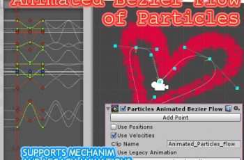 Animated Bezier Flow of Particles – Free Download