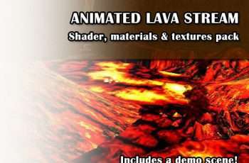 Animated Lava Stream – Free Download