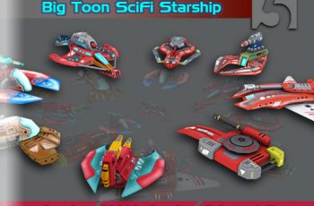 Big Toon SciFi Star Ships – Free Download