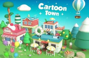 Cartoon Town – Low Poly Assets – Free Download