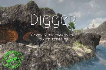 Digger – Terrain Caves & Overhangs – Free Download