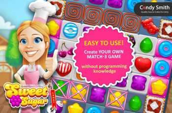 Sweet Candy Sugar Match 3 – Free Download
