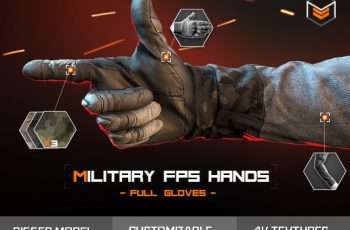 Military FPS Hands: Full gloves – Free Download