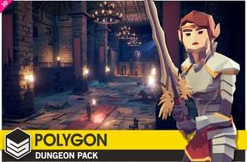 POLYGON Dungeons – Low Poly 3D Art by Synty – Free Download
