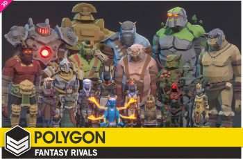POLYGON Fantasy Rivals – Low Poly 3D Art by Synty – Free Download