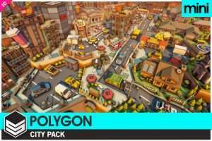 POLYGON MINI - City Characters Pack Game Assets - Find the Unity