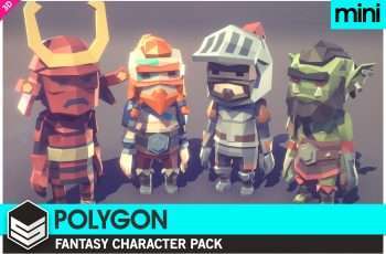 POLYGON MINI – Fantasy Character Pack – Free Download