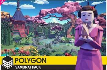 POLYGON Samurai – Low Poly 3D Art by Synty – Free Download