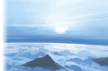 Painted Skybox – Above the clouds (with and without mountains) – Free Download