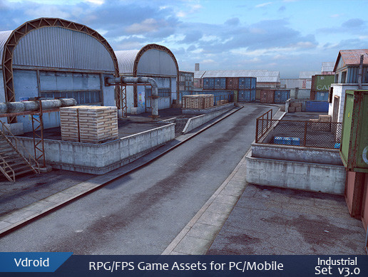 Rpg Fps Game Assets For Pc Mobile Industrial Set V3 0 Free Download Unity Asset Collection