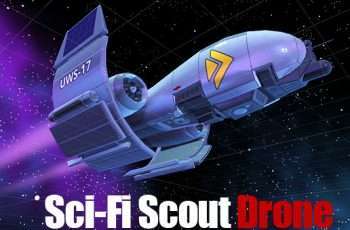 Sci-Fi Scout Drone – Free Download
