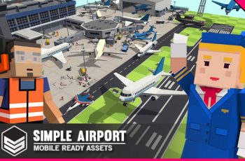 Simple Airport – Cartoon Assets – Free Download