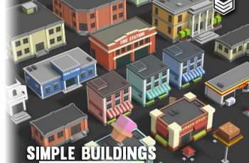 Simple Buildings – Cartoon City – Free Download