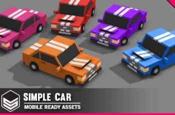 Simple Car – Cartoon Vehicle – Free Download