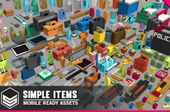 Simple Items – Cartoon Assets – Free Download