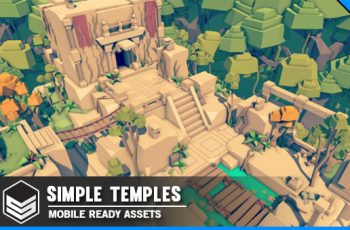 Simple Temples – Cartoon Assets – Free Download