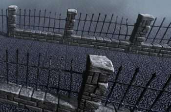 Stone Fence and Gates – Free Download