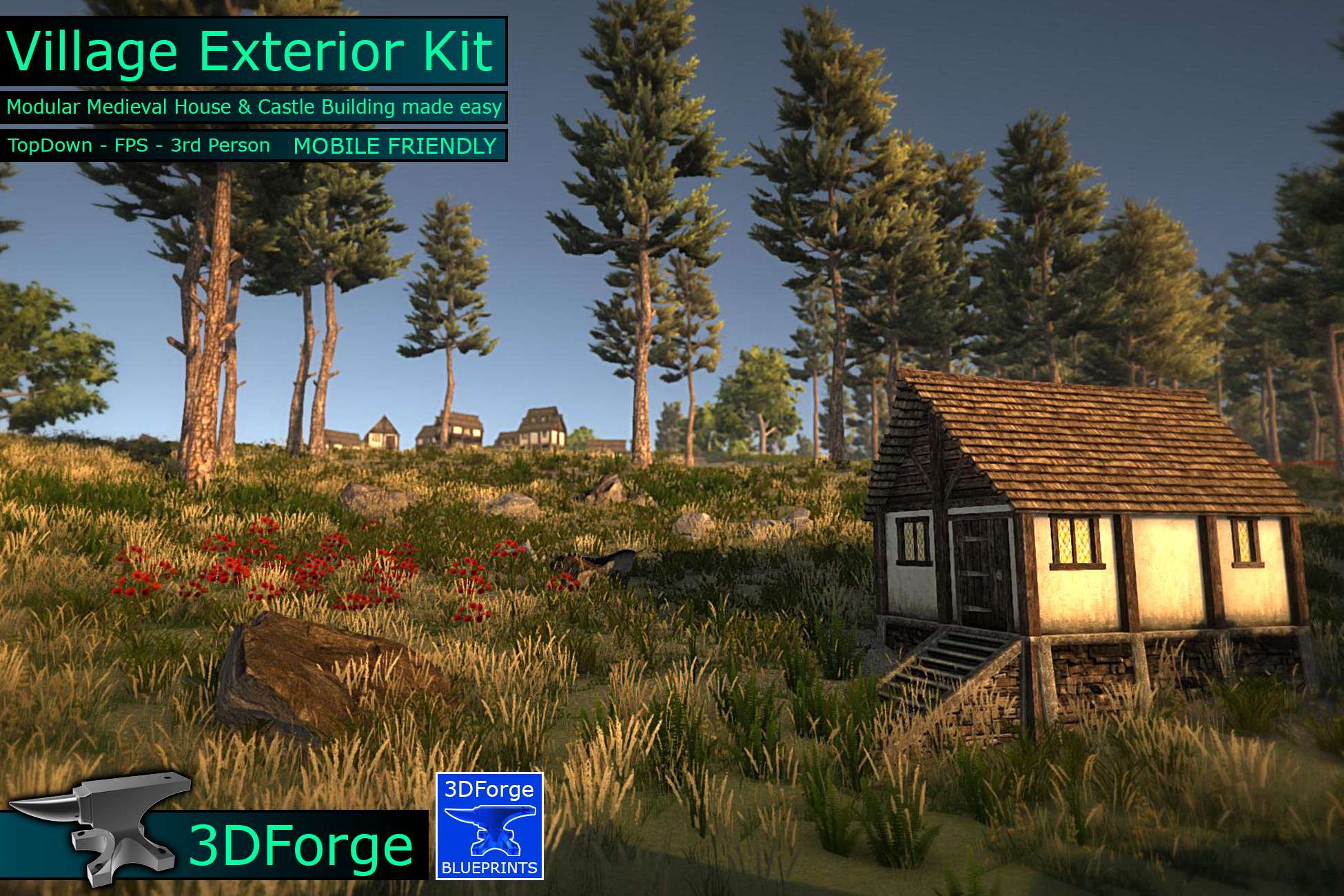 Village Exteriors Kit - Free Download | Unity Asset Collection.