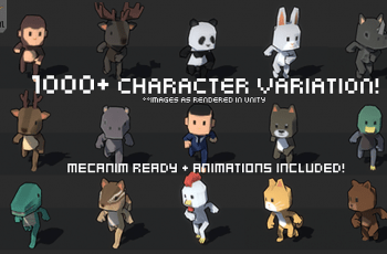 1000+ Character Pack – Free Download