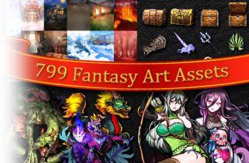 2D Fantasy Art Assets Full Pack – Free Download