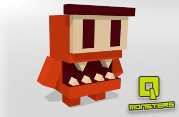 Block Monster Pack Low Poly – Free Download