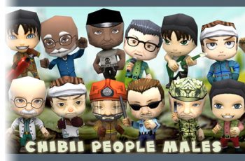 Chibi People Males – Free Download