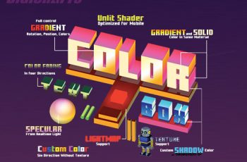 Color Box – UV Free Unlit Color Gradient Shader – Free Download