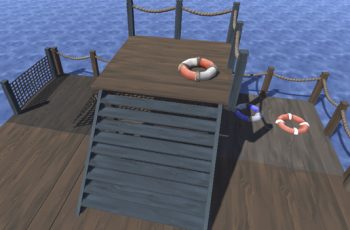 Hand Painted modular dock & pier – Free Download
