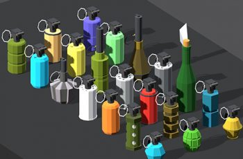 Low Poly Grenades – Free Download