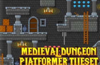 Medieval Dungeon – Platformer Tileset – Free Download