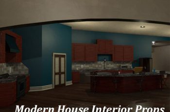 Modern House Interior Props – Free Download