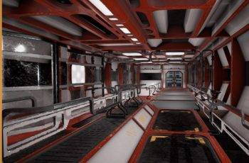 Modular sci-fi Environment D – Free Download