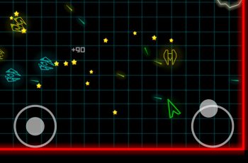 Neon Space Fighter – shooting asteroids and spaceships. Endless scifi space journey. hyper casual – Free Download