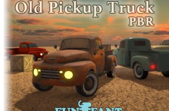Old Pickup Truck PBR – Free Download