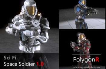 Sci Fi Space Soldier PolygonR – Free Download