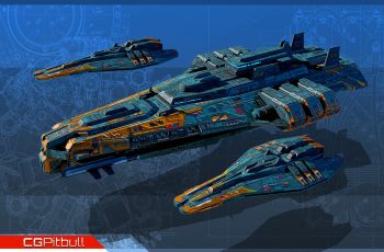 SciFi Spaceships Fleet – Free Download