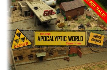Top-Down Apocalyptic World Volume 1 – Town – Free Download