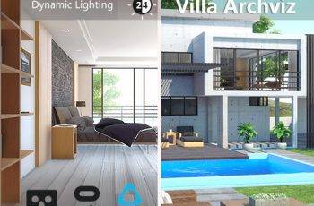 Villa Archviz – Free Download