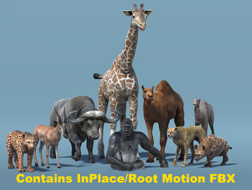 African Animal Pack 2 - Free Download | Unity Asset Collection