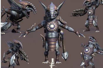 Animated Goblin Warrior – Free Download
