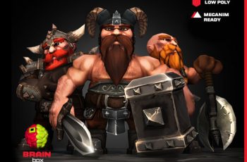 Dwarf Pack / Animated / Low Poly – Free Download