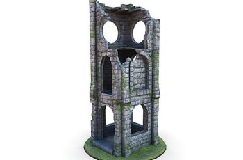 Medieval Building 53 Ruins – Free Download