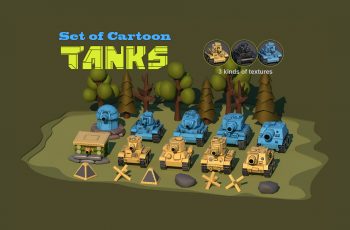 Set of Cartoon Tanks – Free Download