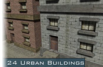 24 Urban Buildings – Free Download