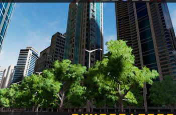53 Low-poly Skyscrapers (Day & Night) – Free Download