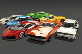 60 Fantastic Race Cars Pack – Free Download