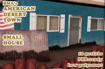 American Desert Town – Small House – Free Download