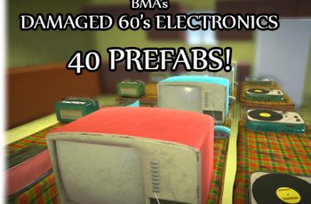 Damaged 60’s Electronics (40 Prefabs) – Free Download