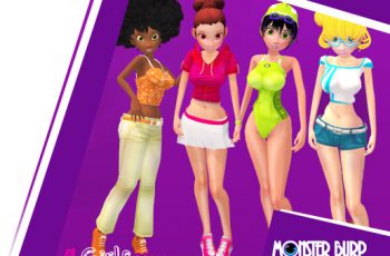 Four Cartoon Girls Volume 1 – Free Download